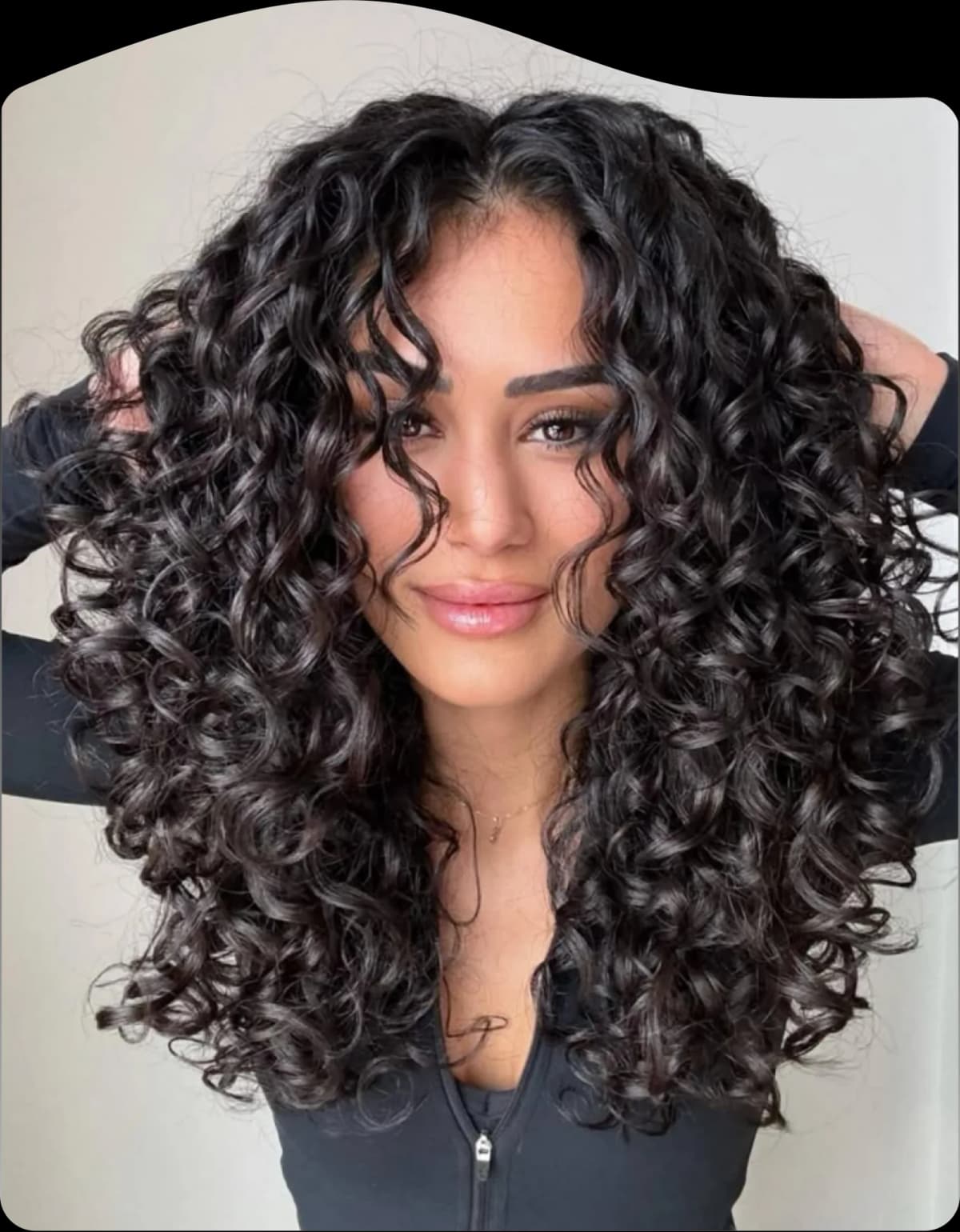 Style curly hair for special occasions